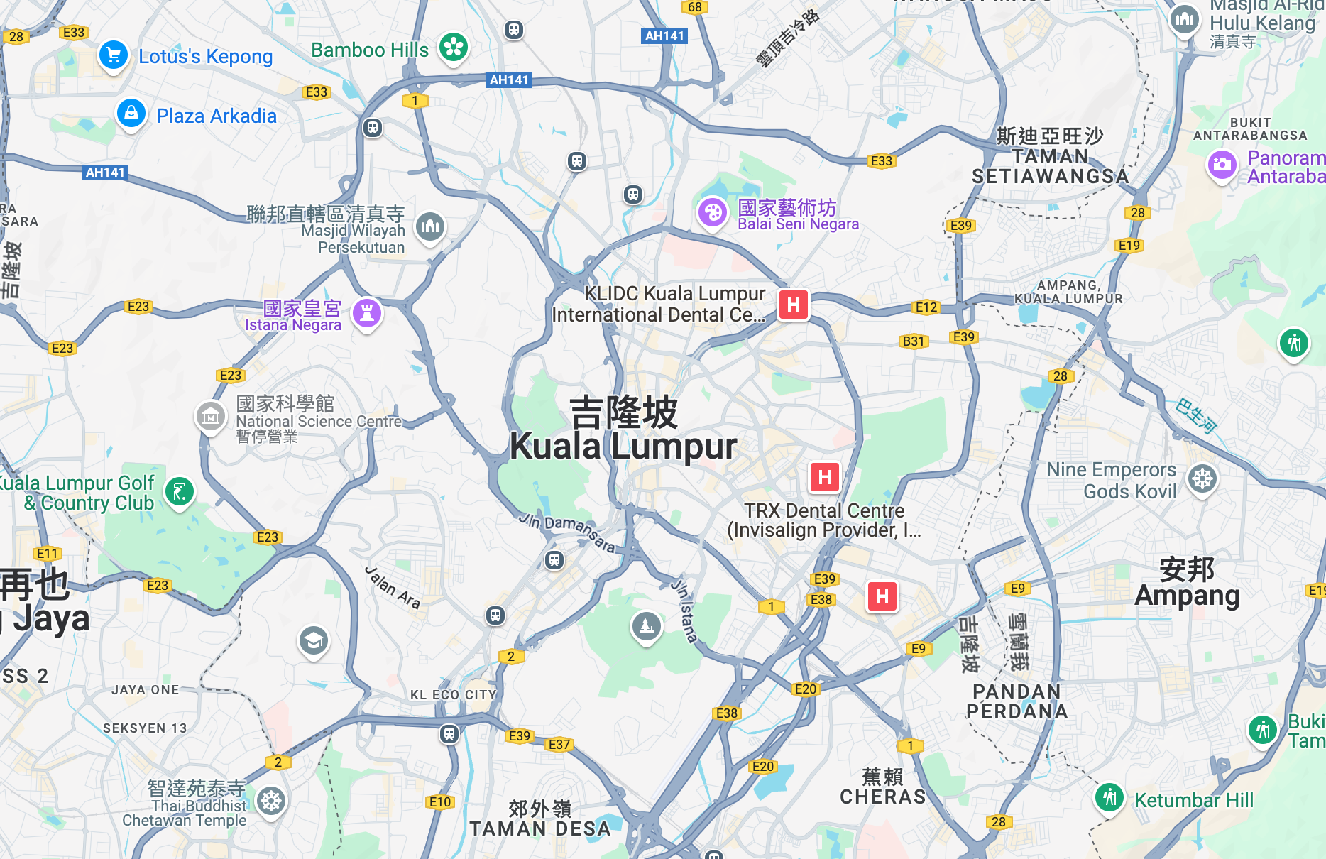 觀塘中達大廈位置地圖